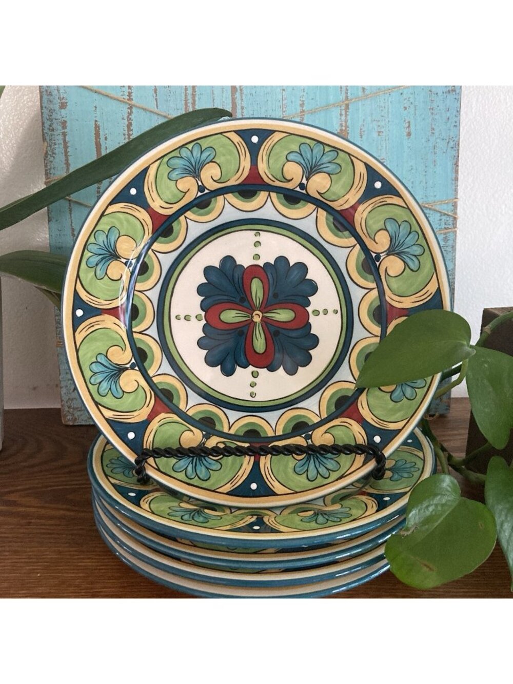 Set of 5 CORSICA HOME Pisa Salad Plates
